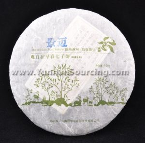 2011 Guan Zi Zai Early Spring Jingmai Raw Pu-erh Tea Cake