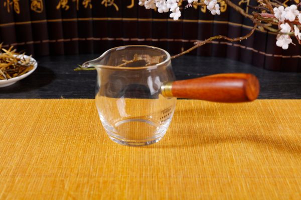 Wooden Handle Kyusu Cha Hai Pitcher with Yunnan Sourcing Logo