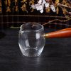 Wooden Handle Kyusu Cha Hai Pitcher with Yunnan Sourcing Logo