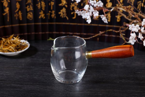 Wooden Handle Kyusu Cha Hai Pitcher with Yunnan Sourcing Logo