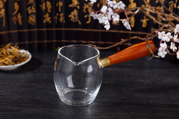 Wooden Handle Kyusu Cha Hai Pitcher with Yunnan Sourcing Logo