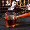 Wooden Handle Kyusu Cha Hai Pitcher with Yunnan Sourcing Logo