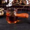 Wooden Handle Kyusu Cha Hai Pitcher with Yunnan Sourcing Logo