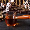 Wooden Handle Kyusu Cha Hai Pitcher with Yunnan Sourcing Logo