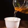 Amber Stardust Glass Cha Hai for Gong Fu Cha