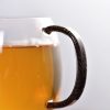 Amber Stardust Glass Cha Hai for Gong Fu Cha