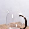 Amber Stardust Glass Cha Hai for Gong Fu Cha