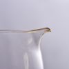 Amber Stardust Glass Cha Hai for Gong Fu Cha