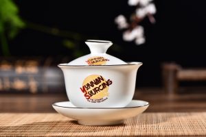 Yunnan Sourcing Branded White Gaiwan * 150ml