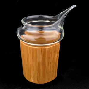 Bamboo and Glass Cha Hai for Gong Fu Cha * 250ml